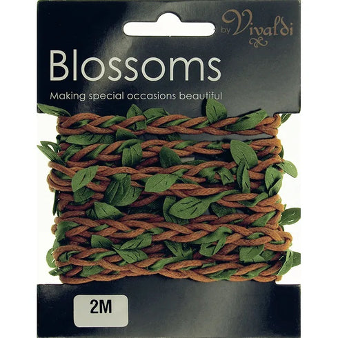 Plaited Twine with Leaf String